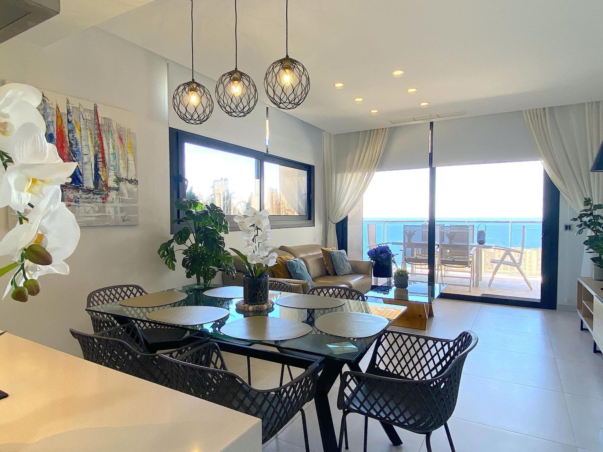 Lujoso Apartament Con Impresionantes Vistas Al Mar Benidorm Ngoại thất bức ảnh