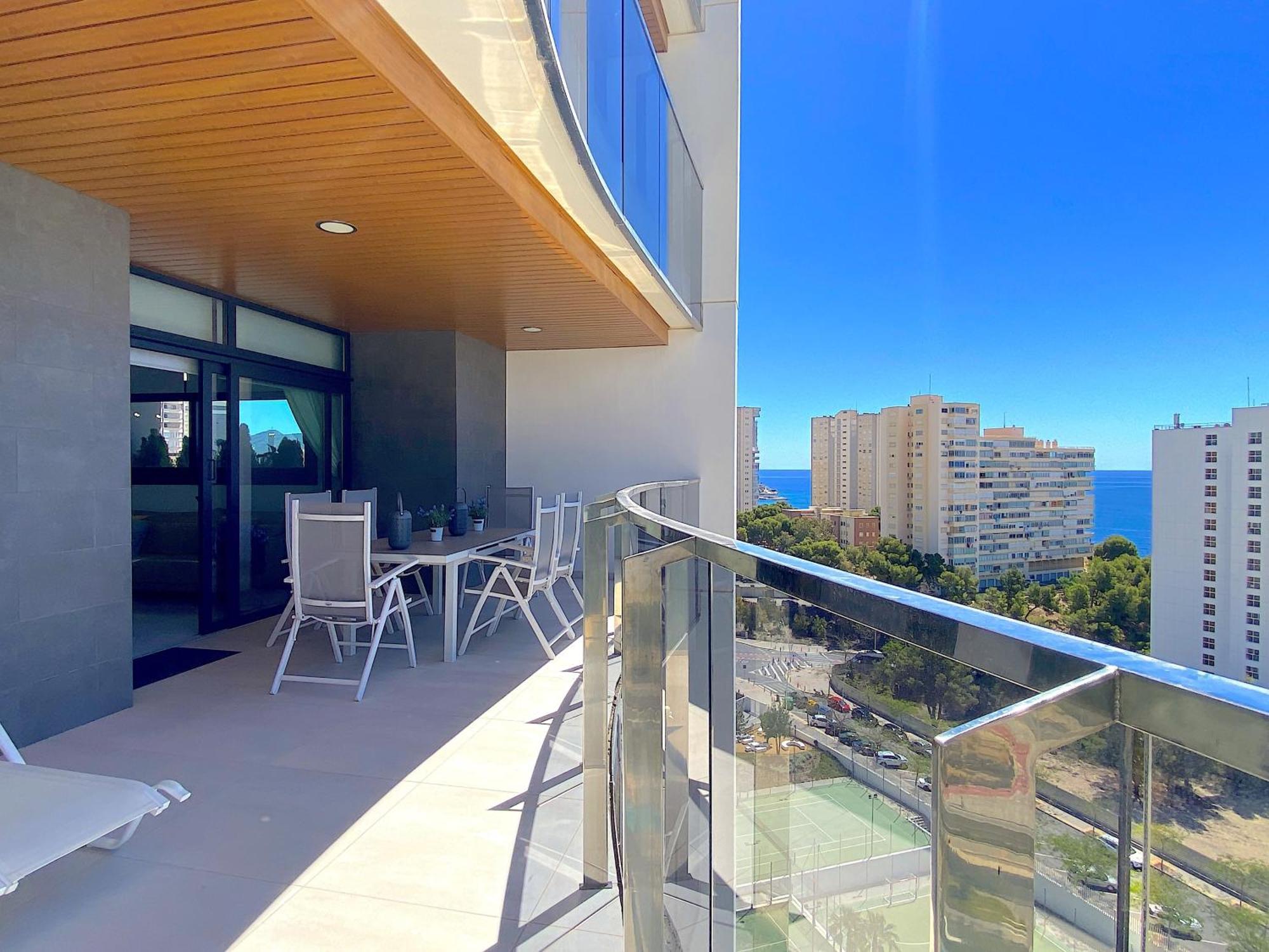 Lujoso Apartament Con Impresionantes Vistas Al Mar Benidorm Ngoại thất bức ảnh