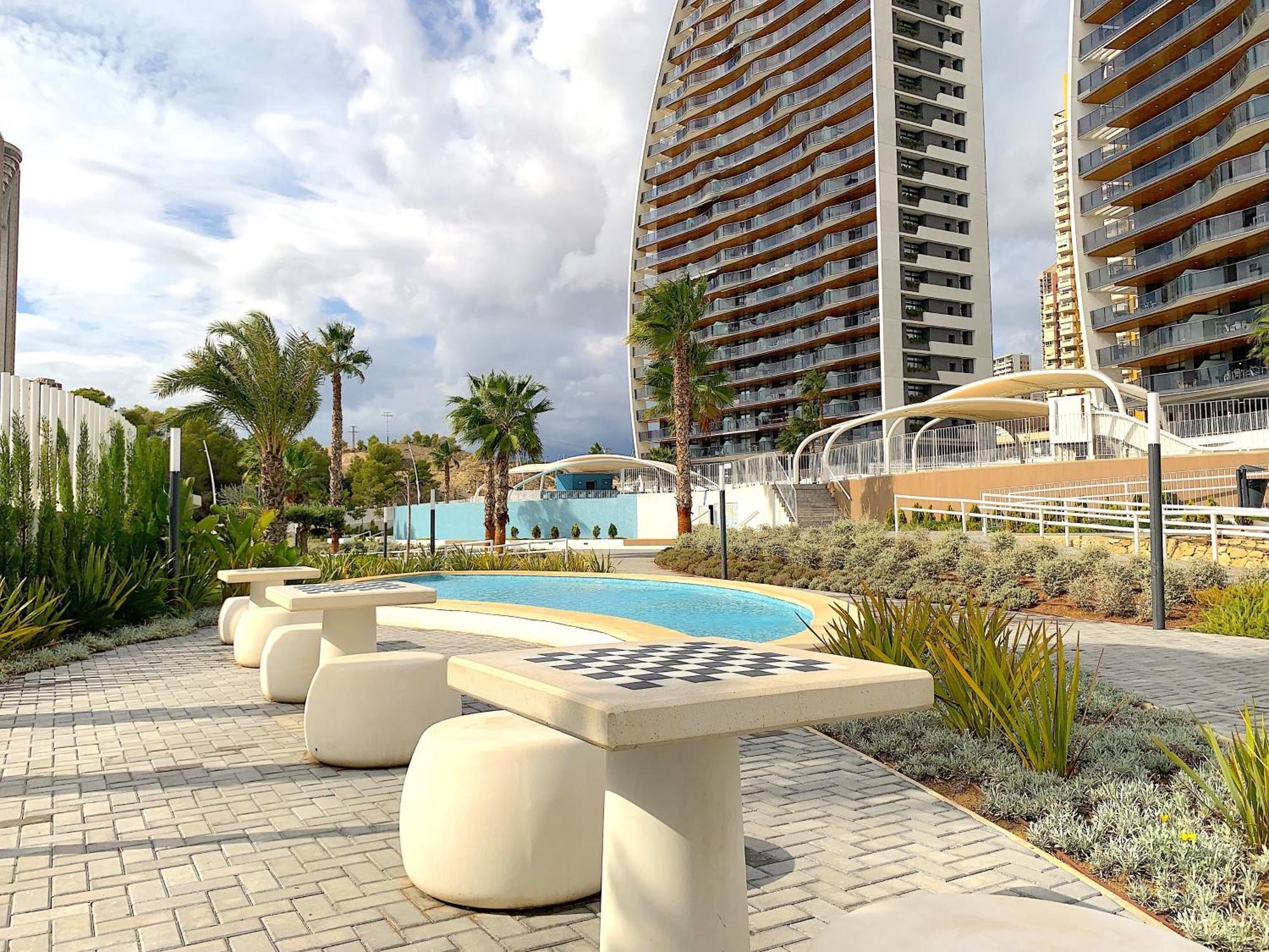 Lujoso Apartament Con Impresionantes Vistas Al Mar Benidorm Ngoại thất bức ảnh